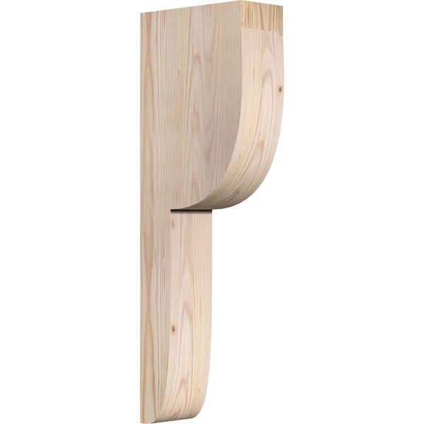 Ekena Millwork Crestline Smooth Corbel, Douglas Fir, 3 1/2"W x 8"D x 24"H COR04X08X24CRE00SDF - main